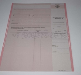 Академическая Справка Техникума 2004г в Архангельске